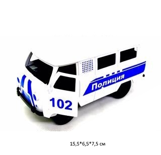 Машина инерц. арт. J0091P-8 Полиция в пак._
