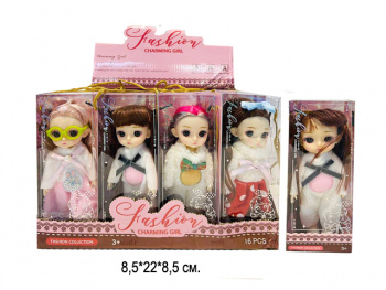 Кукла арт. 38359-1 Модница в ассортименте 1 шт. в кор. (16 шт.) шоубокс• 