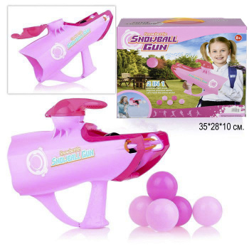 Снеголеп арт. 348 Снежкомет пистолет (2 в 1) в кор._