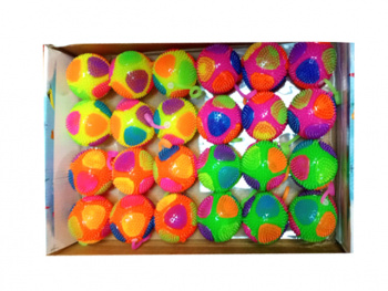 Мяч ежик арт. 805160 Свет, звук d 6,5 (24 шт.) в кор.