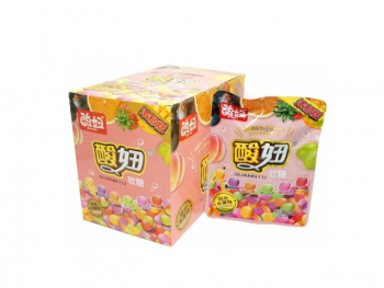 Мармелад арт. 841305/841299 Кислый Фруктовый 25 г вкусы микс 20 шт. в кор.,