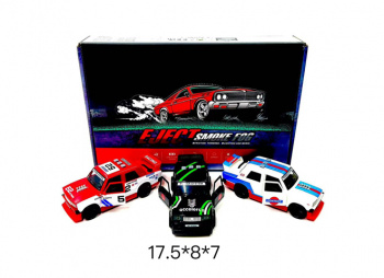 Машина инерц. арт. LDP-1AA Пластик. ВАЗ-2107 с дымом тюнинг цвета микс (6 шт.) шоубокс_=