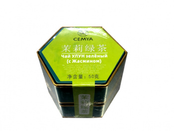 Напиток арт. 290675 Чай Улун зеленый с жасмином 50 г в жест. банке*