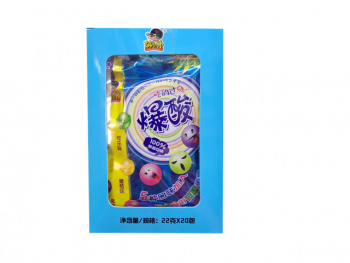 Конфета арт. 130125/100654 Кислая вкусы микс 22 г в пак. 20 шт. в кор.*