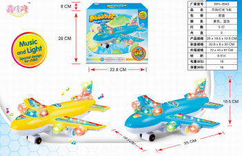 Самолет арт. WH-3043 На батарейках, звук, свет в кор. 22,8*8*20
