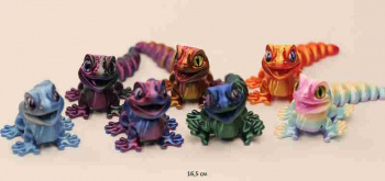 Фигурка 3Д арт. 805907 Тритон цвета микс подвижная 16,5 см в пак.