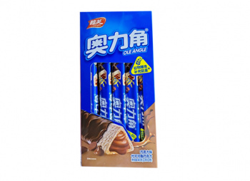 Печенье арт. 423873/423842 В глазури с шоколадной начинкой 22 г 20 шт. синяя кор.#