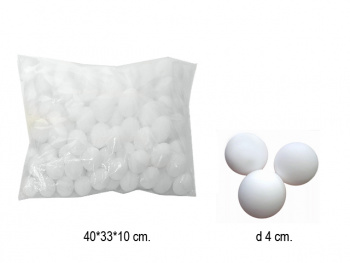 Мяч теннисный арт. LD081 Настольный белый Набор в пак._