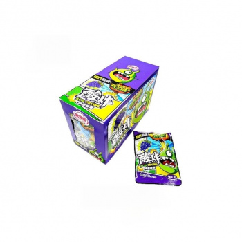 Конфета арт. 851470/851524-3 Кислая "Виноград" 24 г 20 шт. в фиолетовой кор.'*