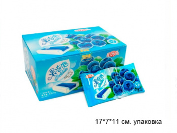 Жевательная резинка арт. 522616/522609 С желе "Черника" 16 г 30 шт. в кор.*'