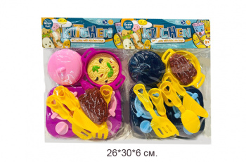 Набор посуды арт. KD017 С продуктами и с едой в пак.•