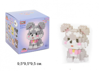 Конструктор арт. 8314-802-805 Микро Собачка сидит 639 дет. в кор.=|