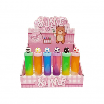 Лизун арт. RF-1883 Колба "Спорт" 118 г 16*3 см (24 шт.) шоубокс