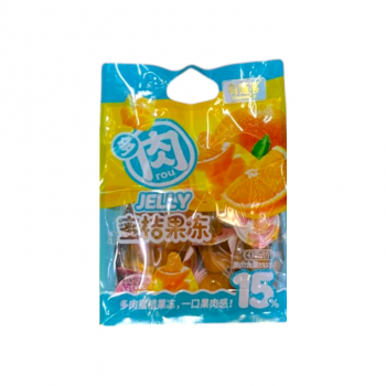 Желе арт. 390871 С кусочками фруктов "Апельсин" 1 шт. 500 г в пак.,